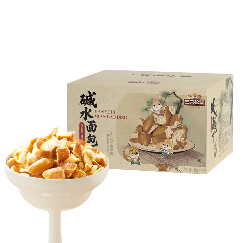 碱水面包丁/海盐焦糖味/300g