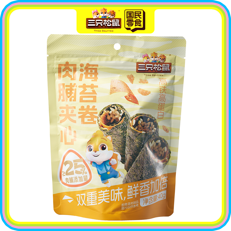 社区零食_肉脯夹心海苔卷/++/40g