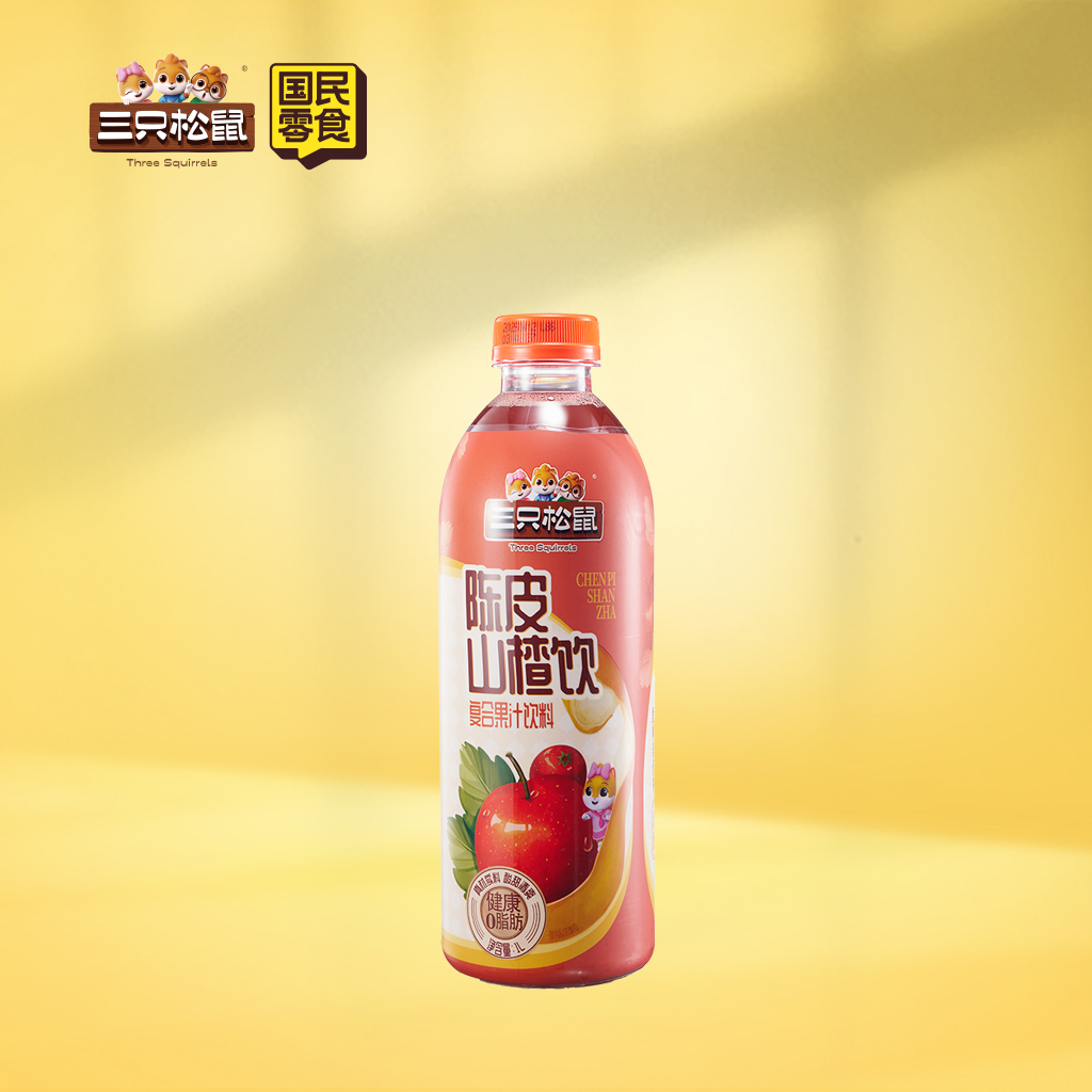 三只松鼠陈皮山楂饮1L装
