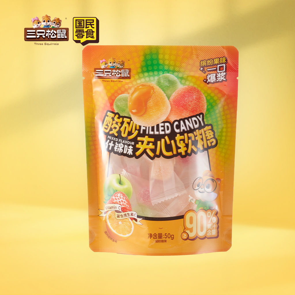 酸砂夹心软糖什锦味50g