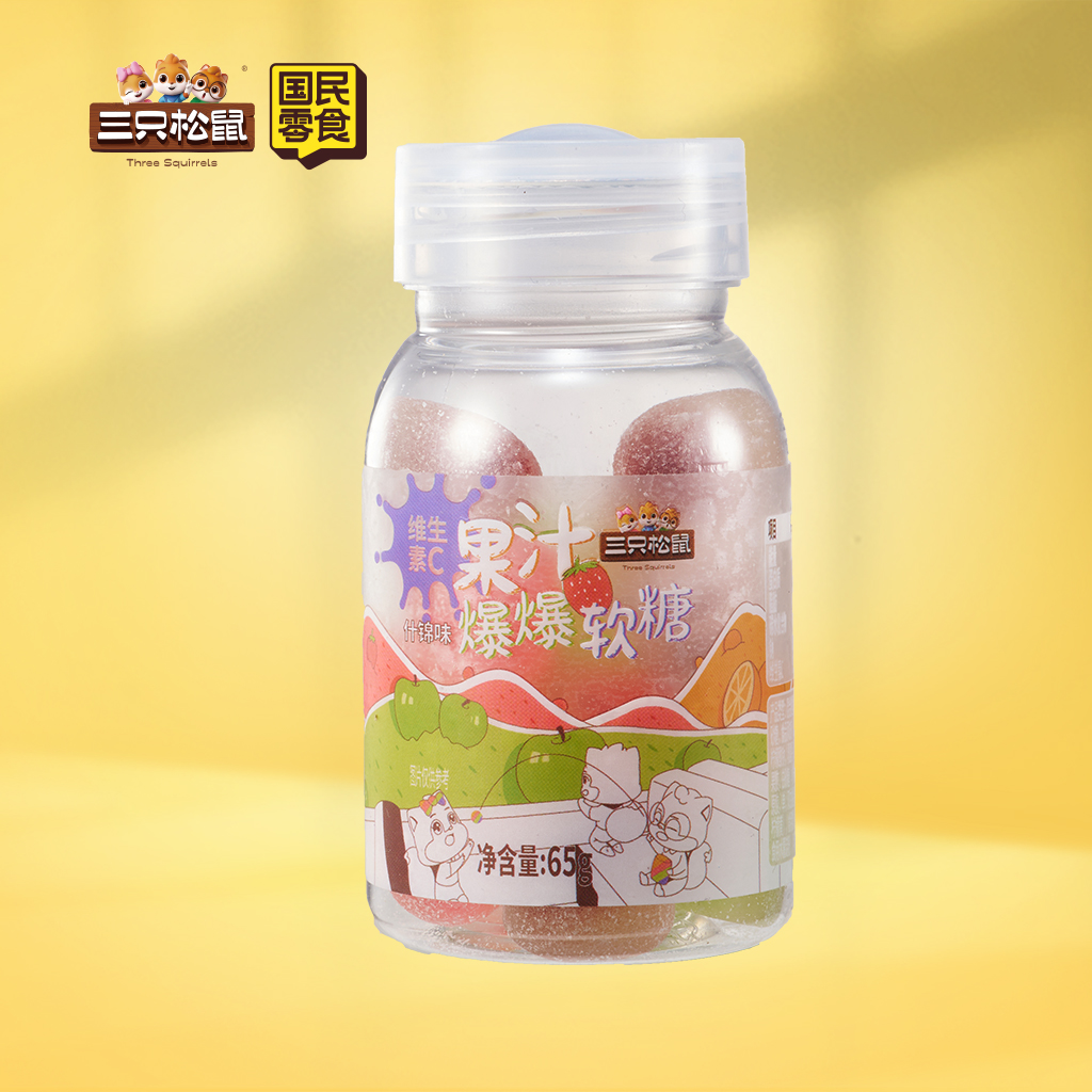 果汁爆爆软糖什锦味65g