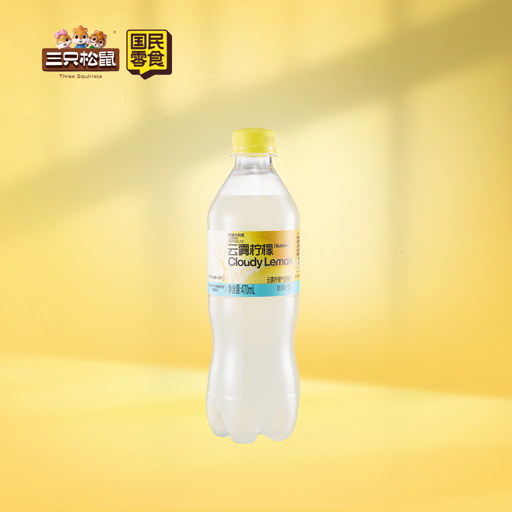 云雾柠檬气泡果汁450ml
