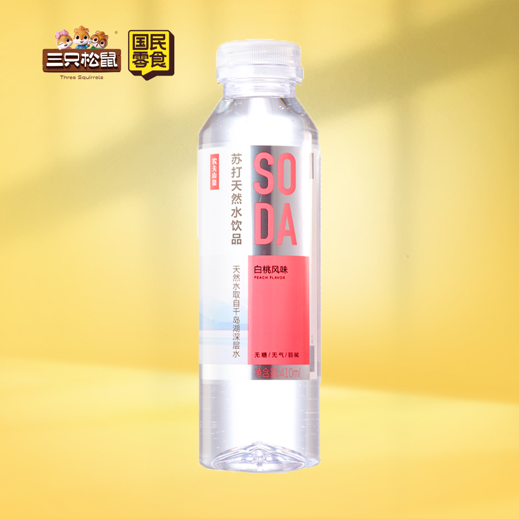 农夫苏打水白桃味410ml