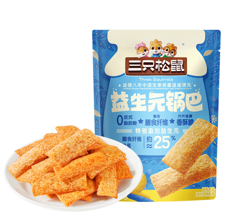 新奇特益生元锅巴++180g