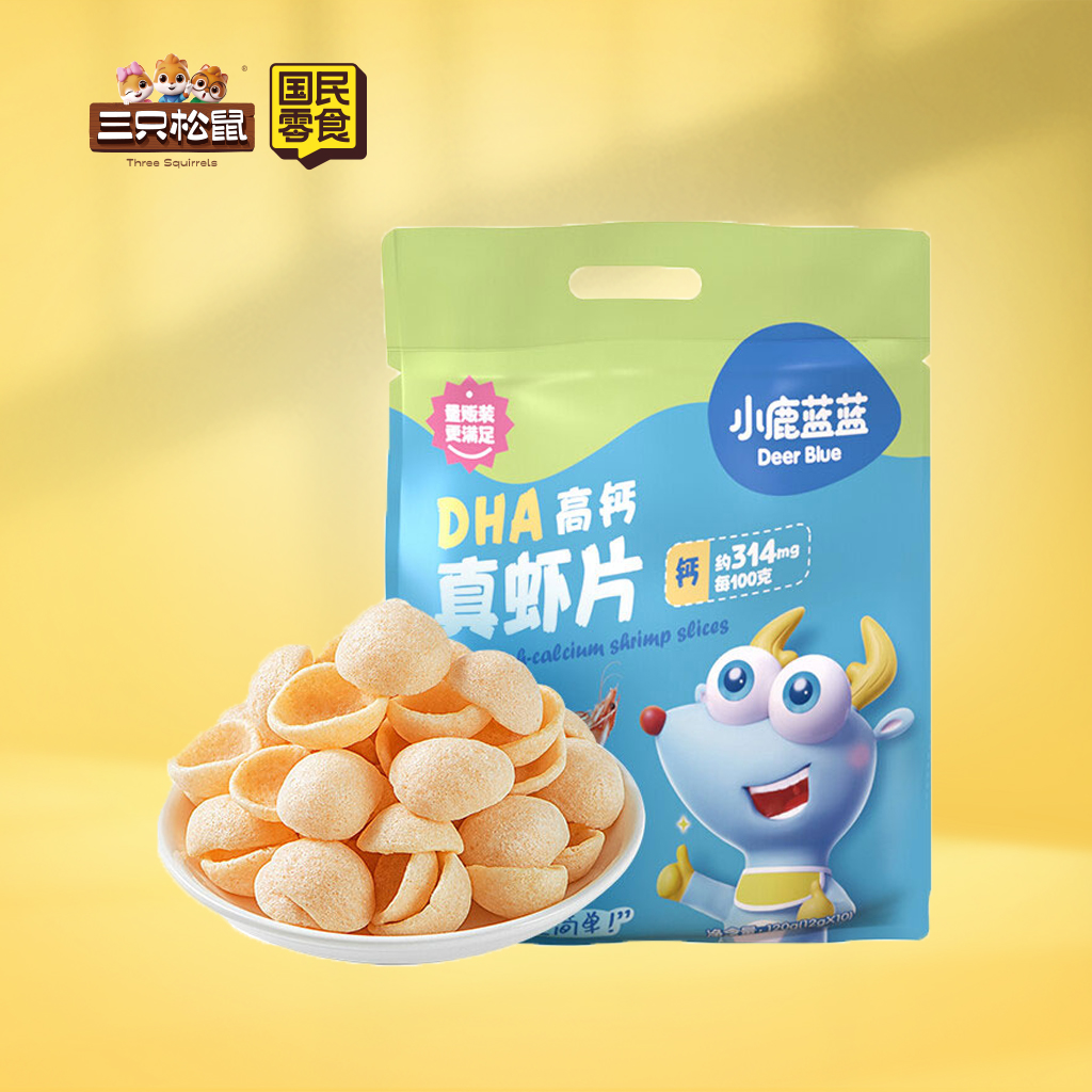 小鹿蓝蓝-DHA真虾片120g