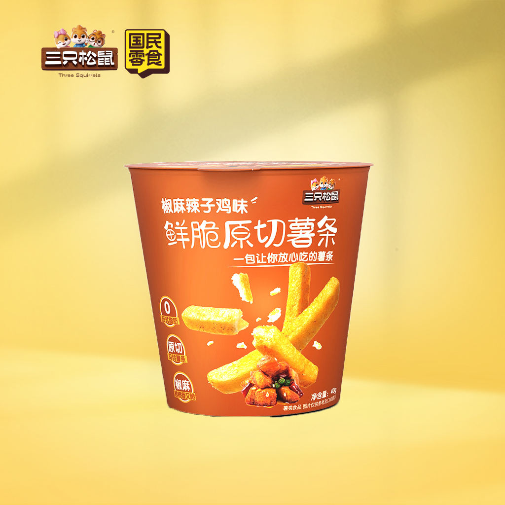 原切薯条椒麻辣子鸡味40g