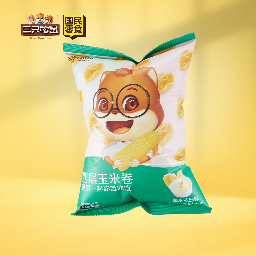 四层玉米卷玉米浓汤味50g
