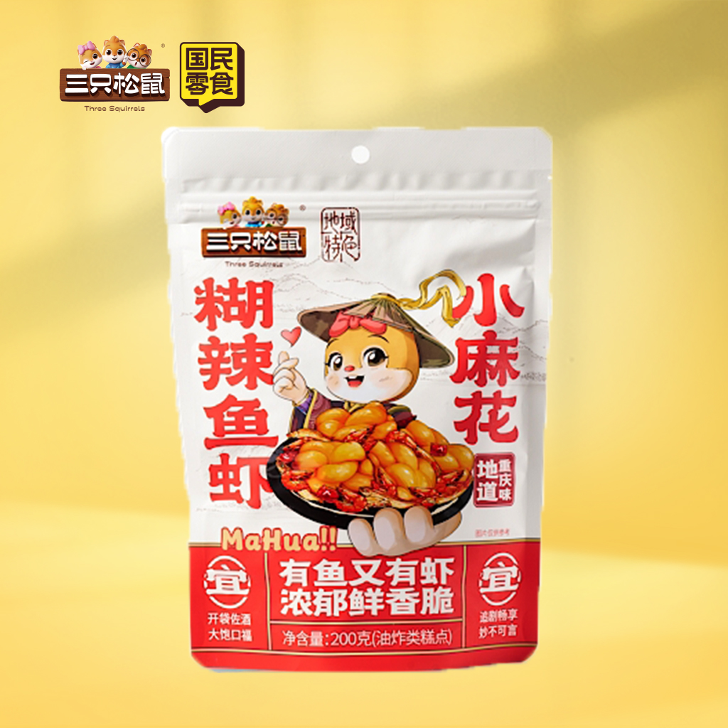 糊辣鱼虾小麻花200g