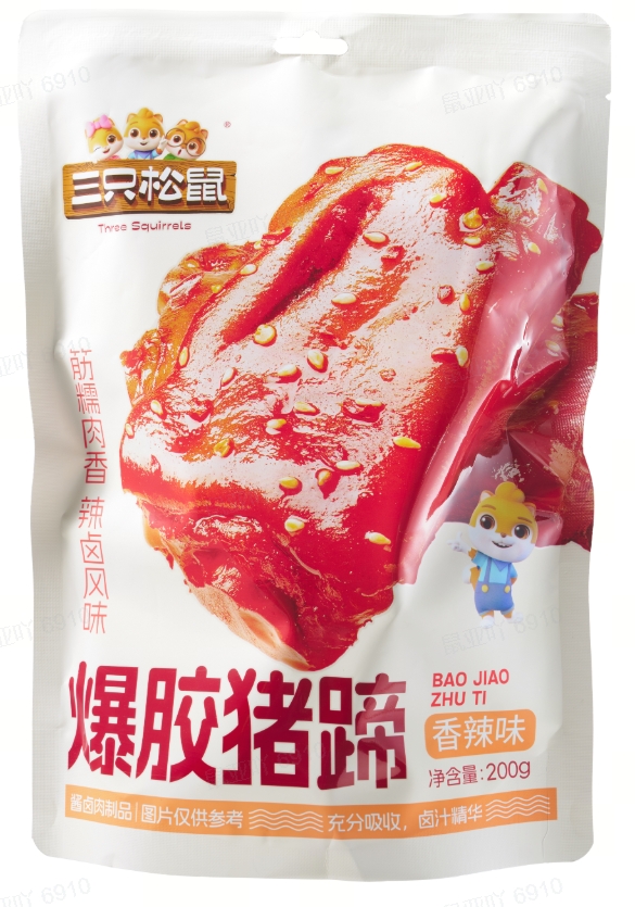 社区零食_爆胶猪蹄/香辣味/200g
