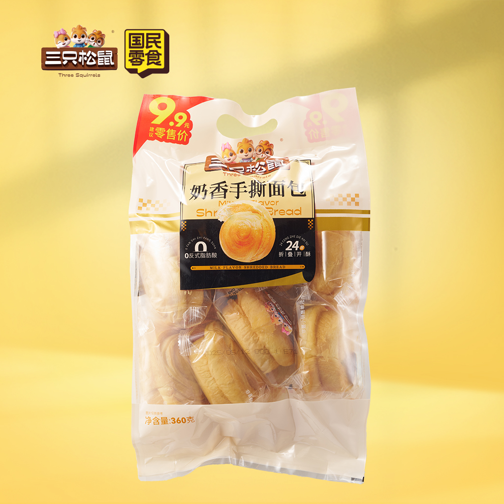 奶香手撕面包/++/360g