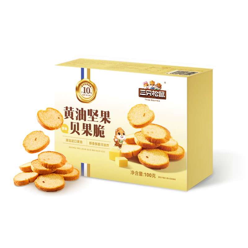 坚果黄油贝果脆/原味/100g