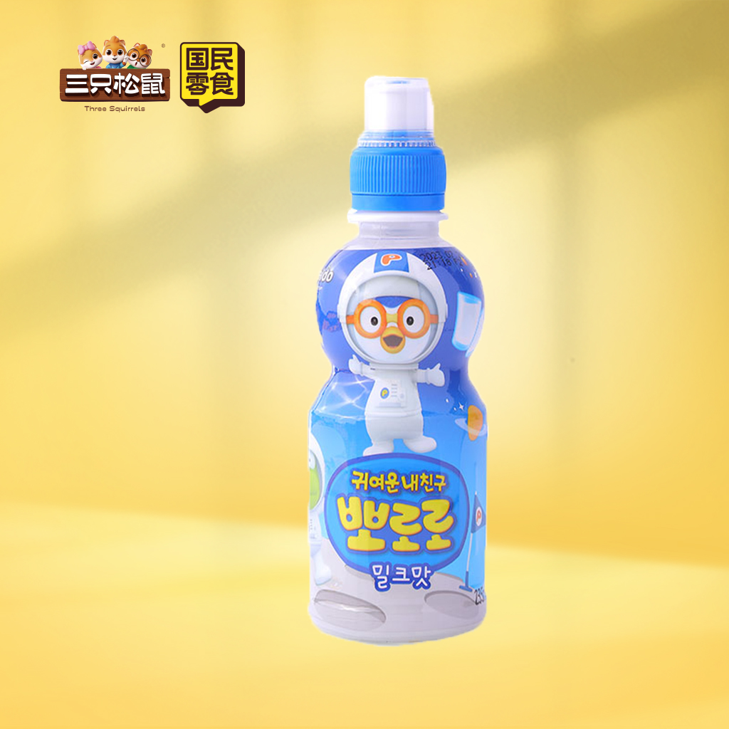 啵乐乐牛奶味235ml