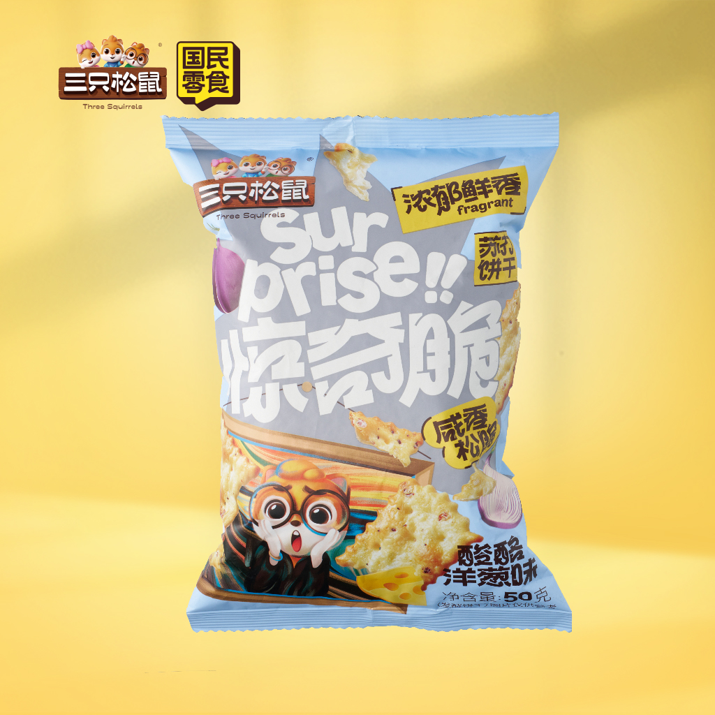 惊奇脆苏打饼干酸酪洋葱味50g