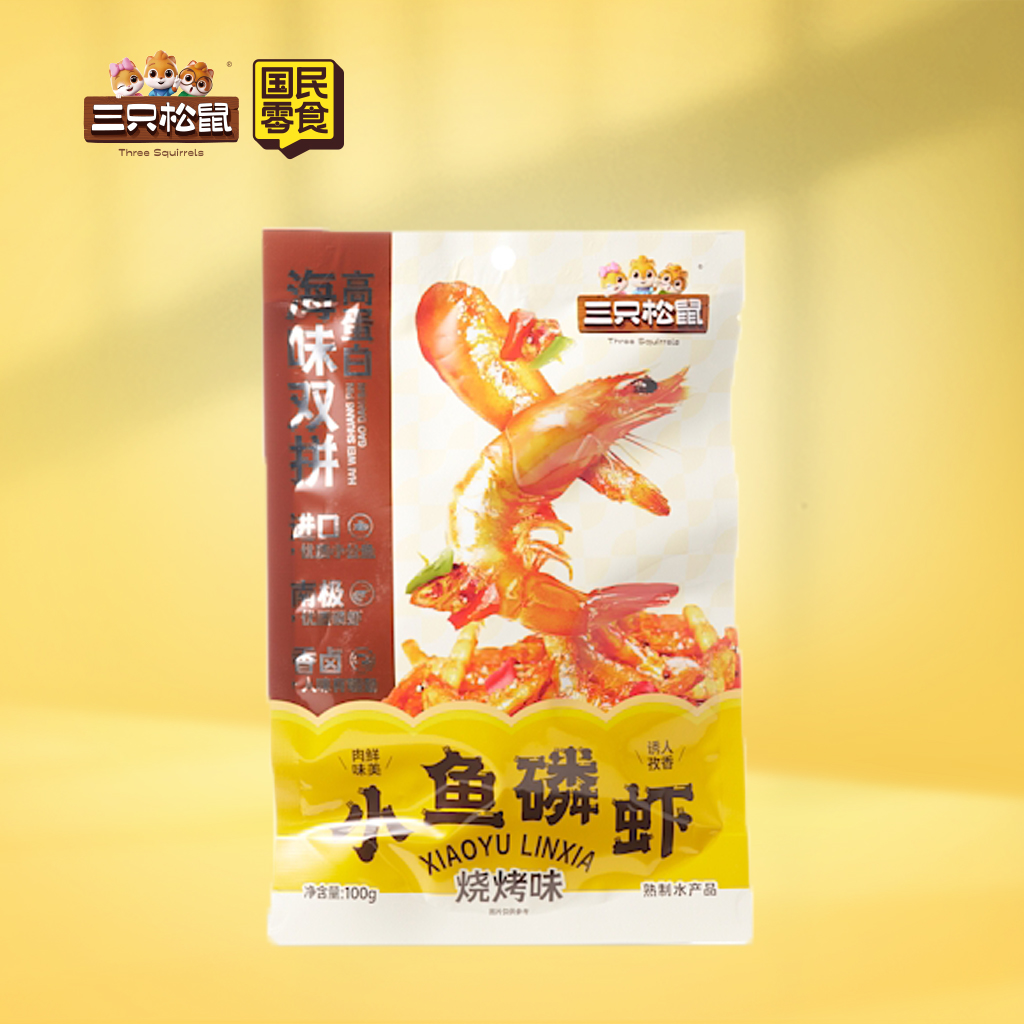 小鱼磷虾烧烤味100g