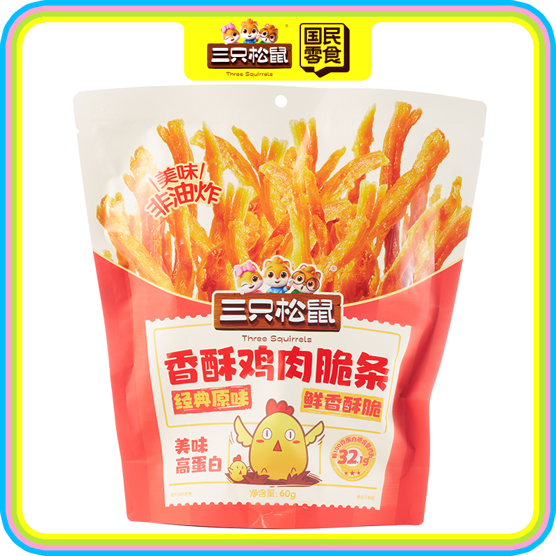 香酥鸡肉脆条原味60g