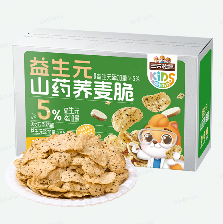 新奇特山药荞麦脆片100g