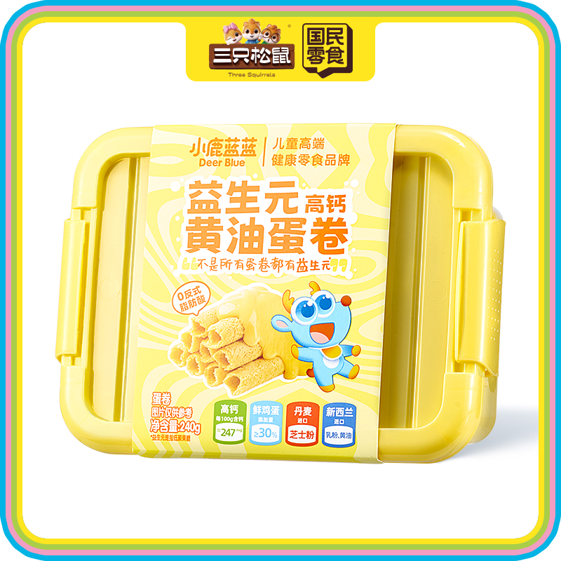 小鹿蓝蓝-黄油蛋卷原味240g