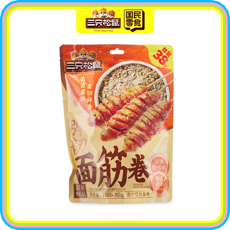 面筋卷滋香烧烤味250g