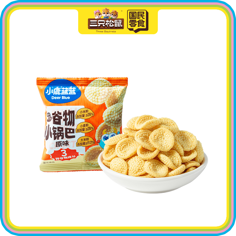 小鹿蓝蓝-多谷物小锅巴原味20g