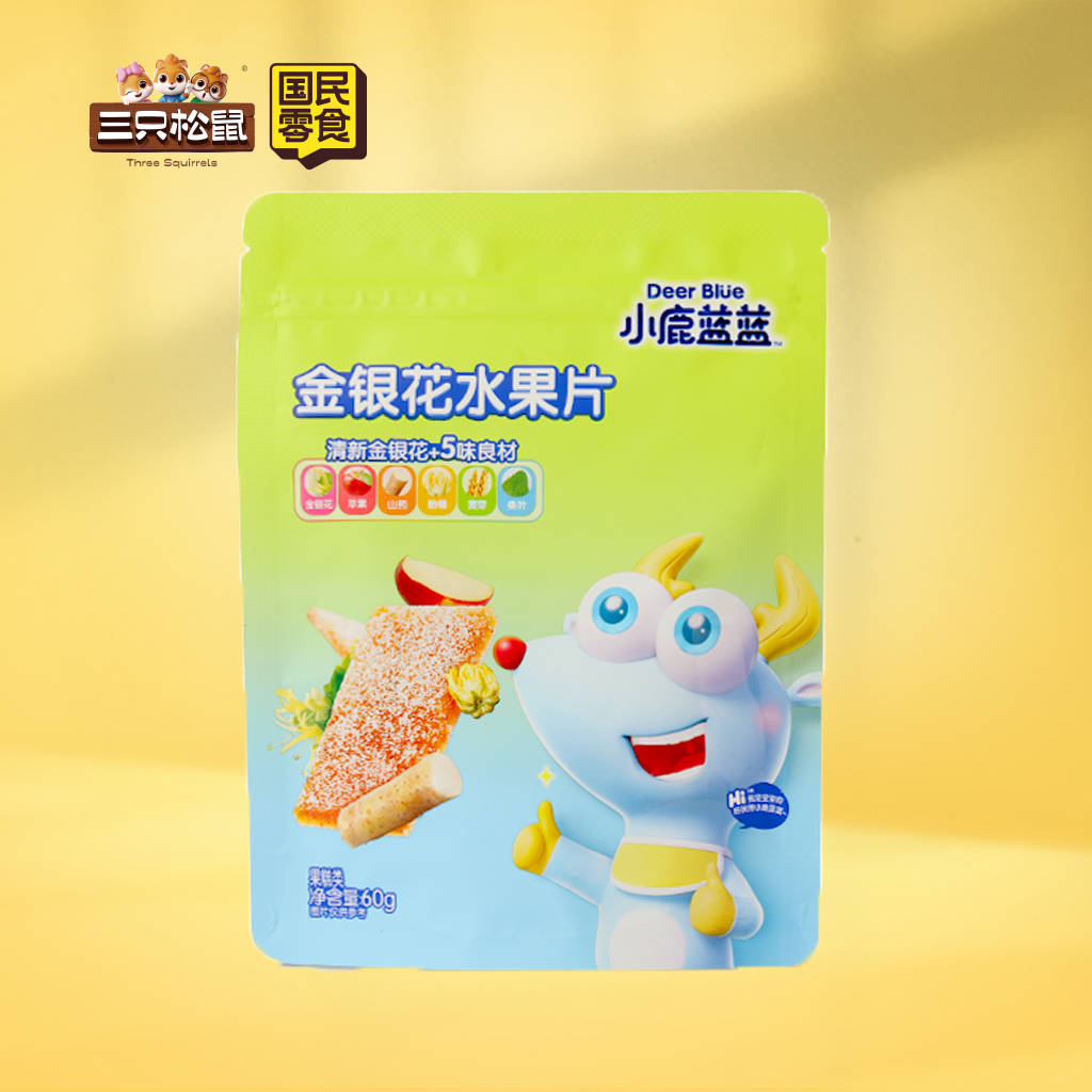 小鹿蓝蓝-金银花水果片60g