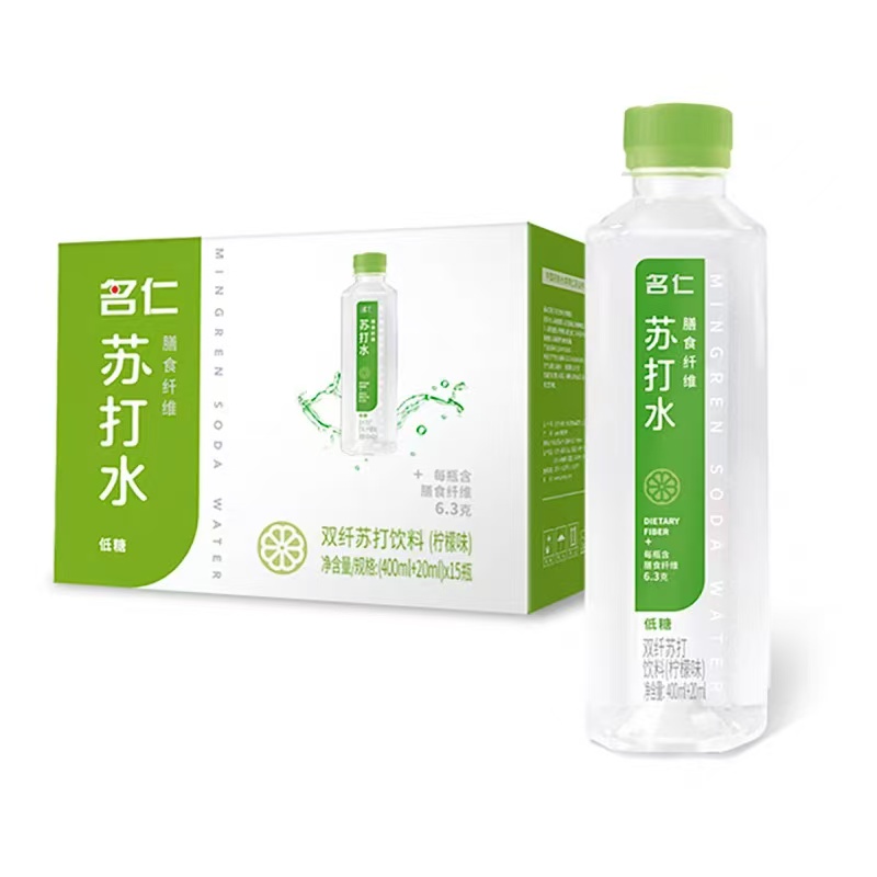 名仁双纤柠檬苏打水