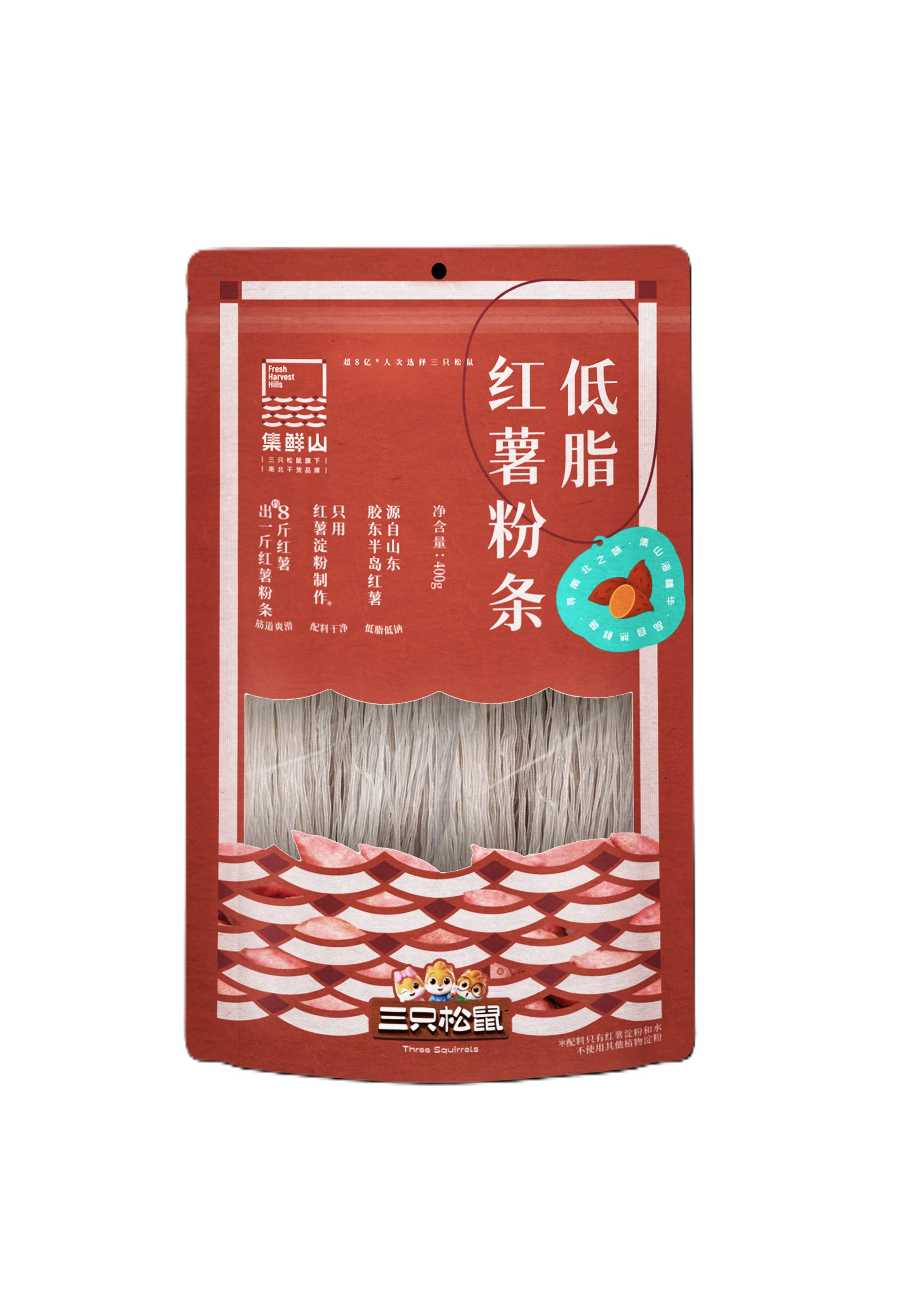 集鲜山低脂红薯粉条400g