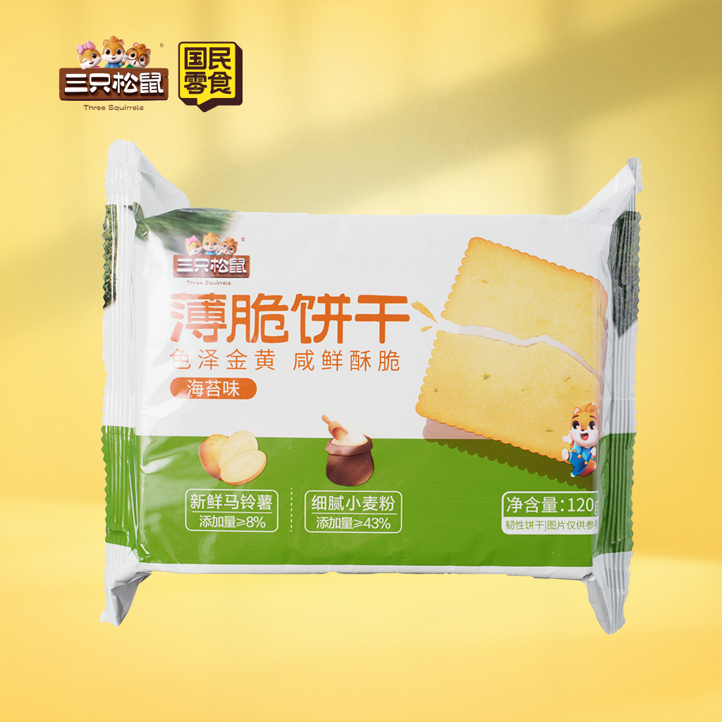 薄脆饼干海苔味120g