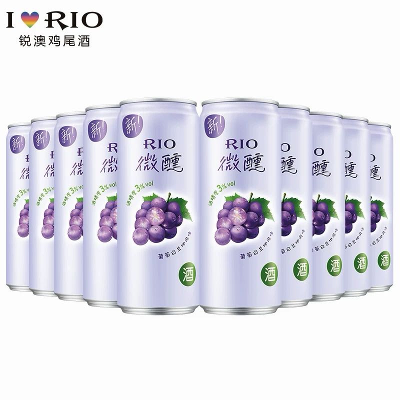 锐澳微醺葡萄330ml