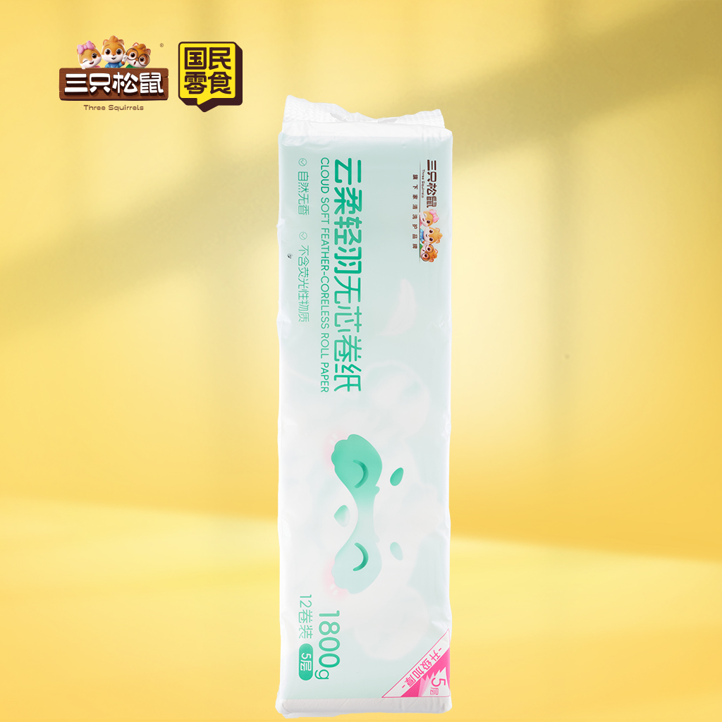 云柔无芯卷纸12卷1800g