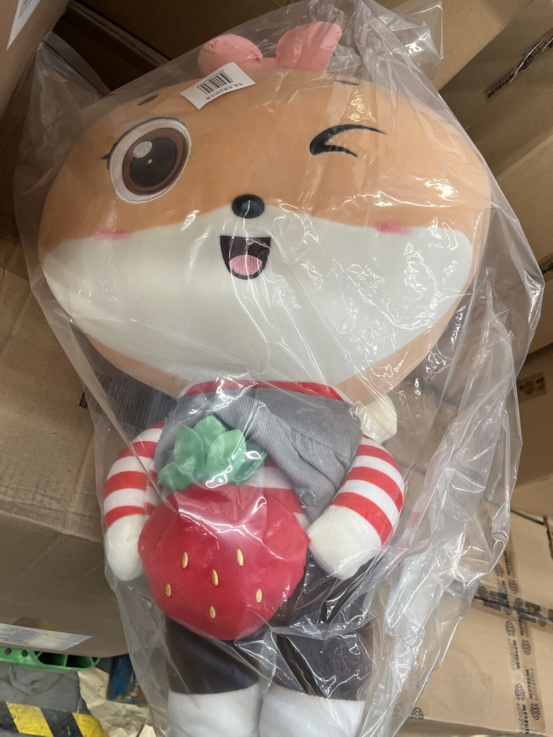 毛绒玩偶吃货公仔小美