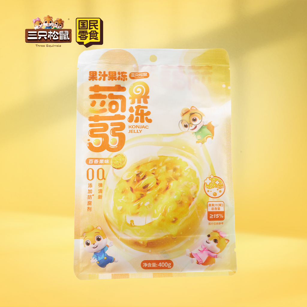蒟蒻果冻百香果味400g
