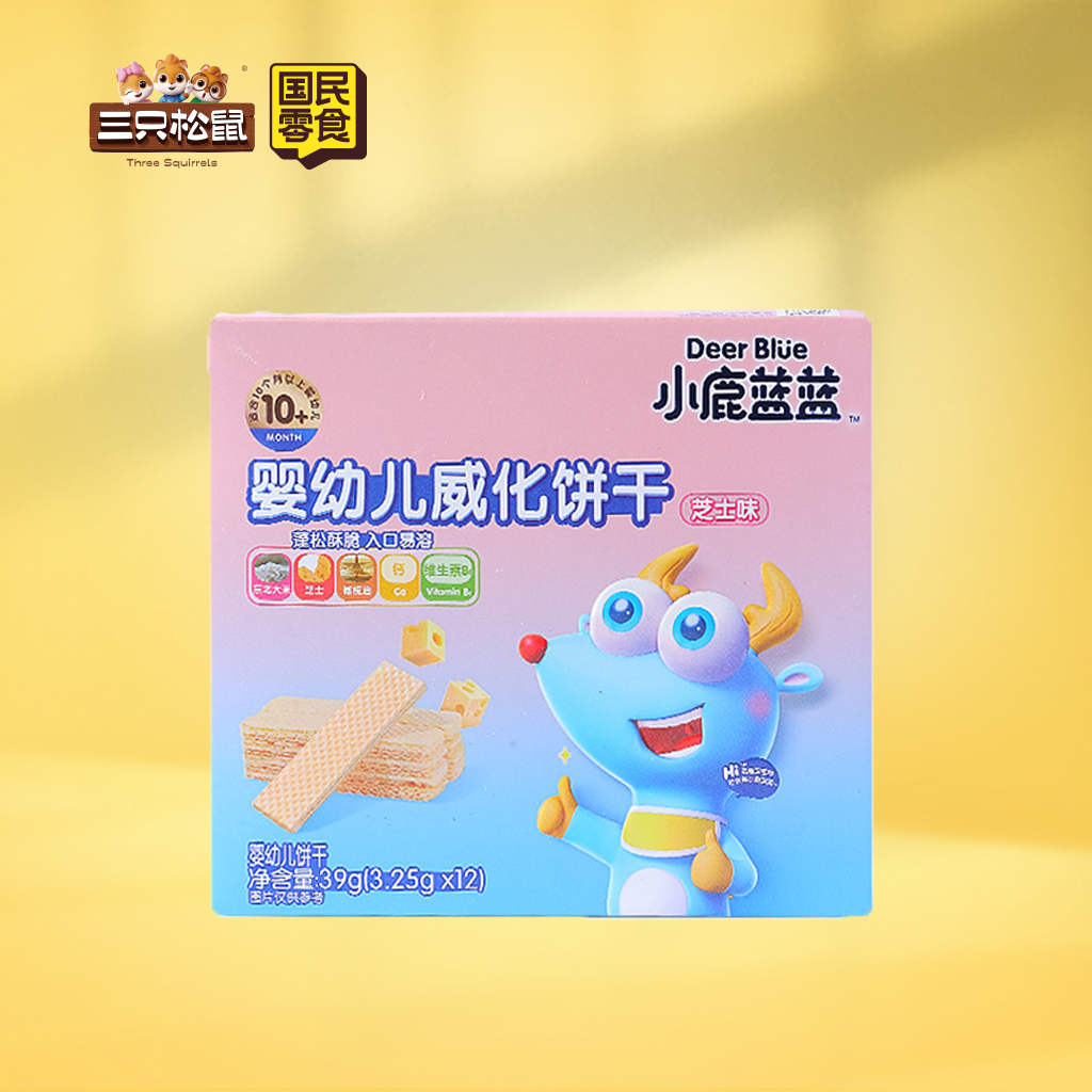 小鹿蓝蓝-威化饼干芝士味39g