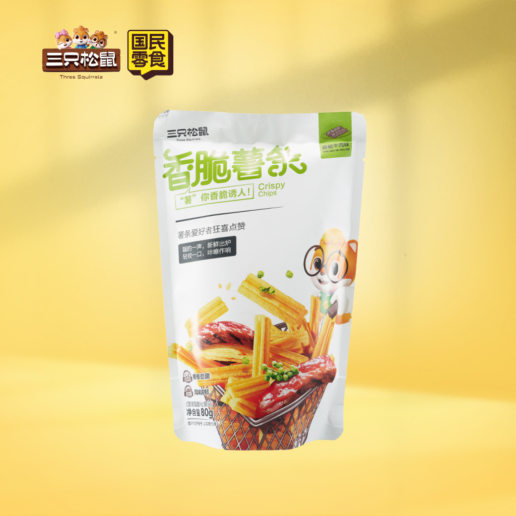 香脆薯条藤椒牛肉味80g