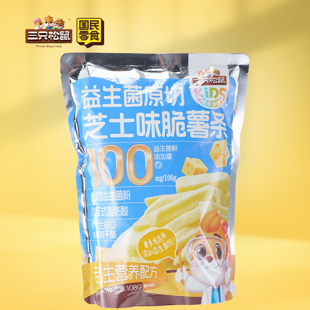 益生菌原切薯条芝士味108g