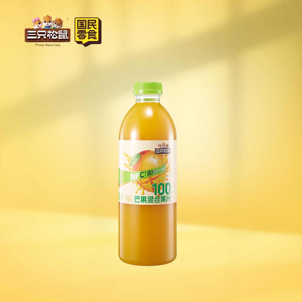 三只松鼠100%芒果混合果汁1L