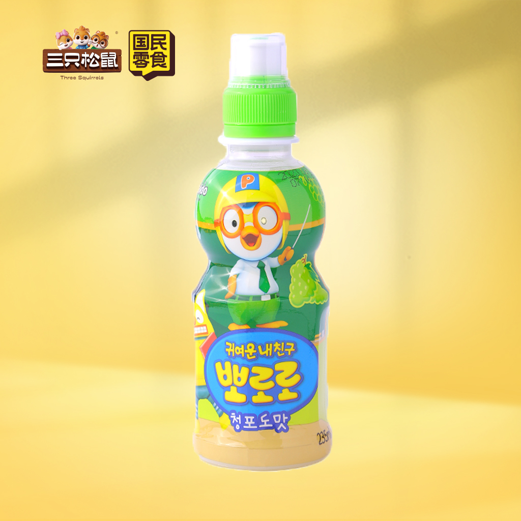 啵乐乐青葡萄味饮料235ml