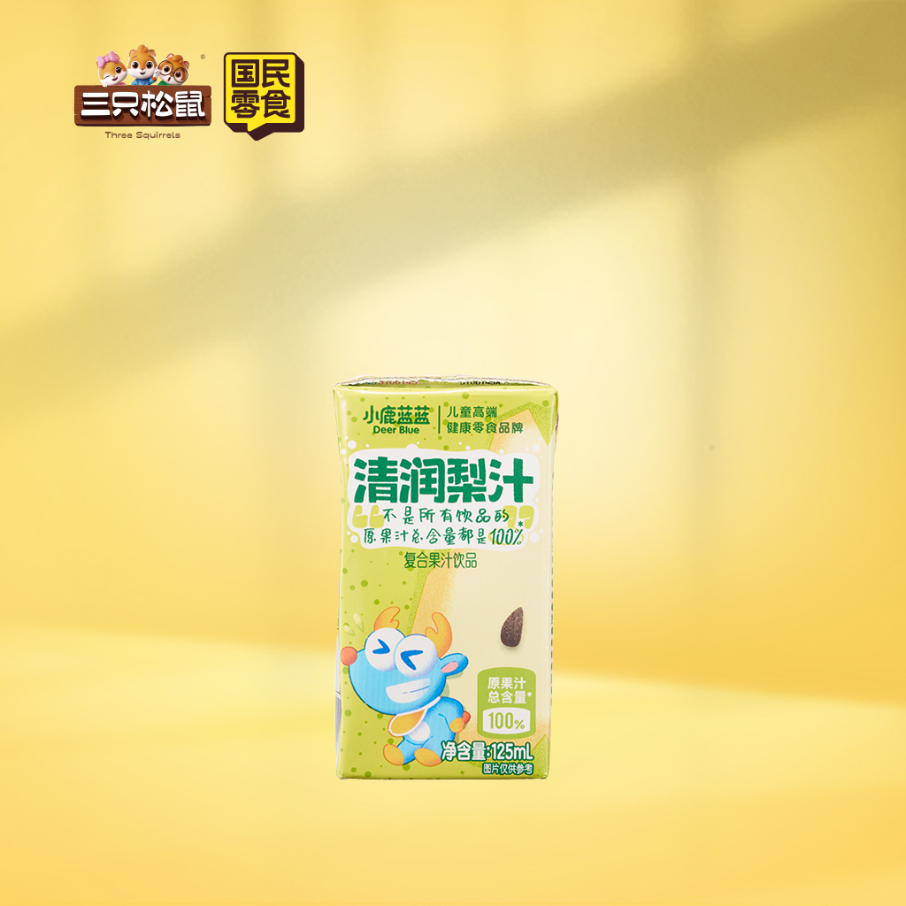 小鹿蓝蓝-清润梨汁125ml