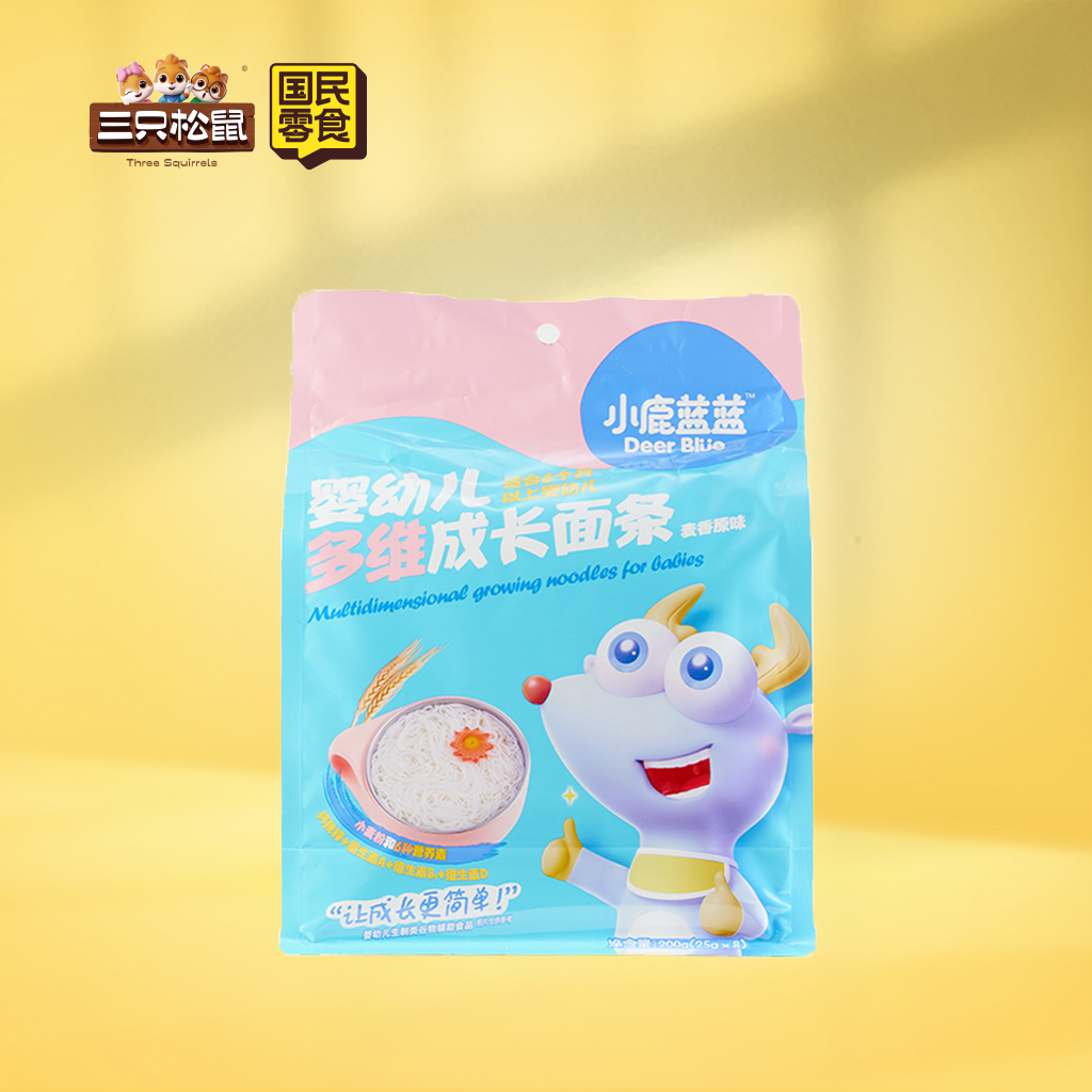 小鹿蓝蓝-多维成长面条麦香原味200g