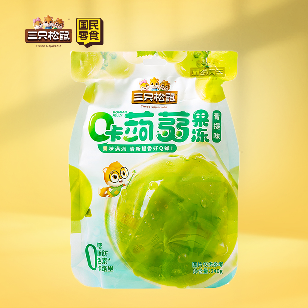 0卡蒟蒻果冻青提味240g