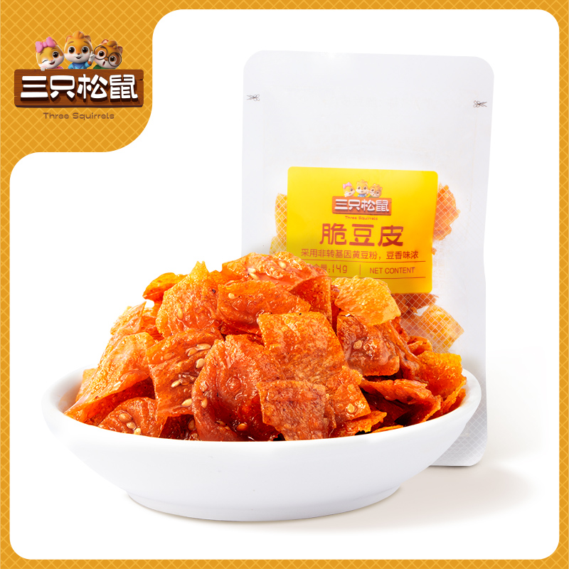 脆豆皮香辣味14g