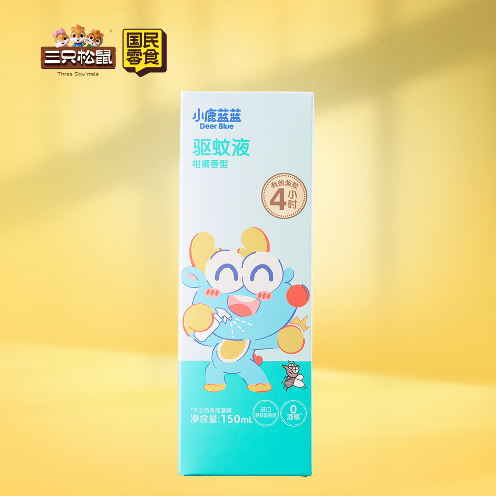 小鹿蓝蓝CARE-驱蚊液柑橘香型150mL