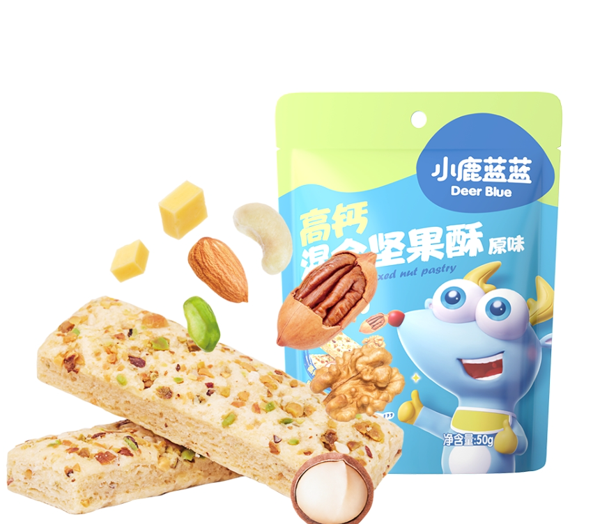 小鹿蓝蓝-高钙混合坚果酥原味50g