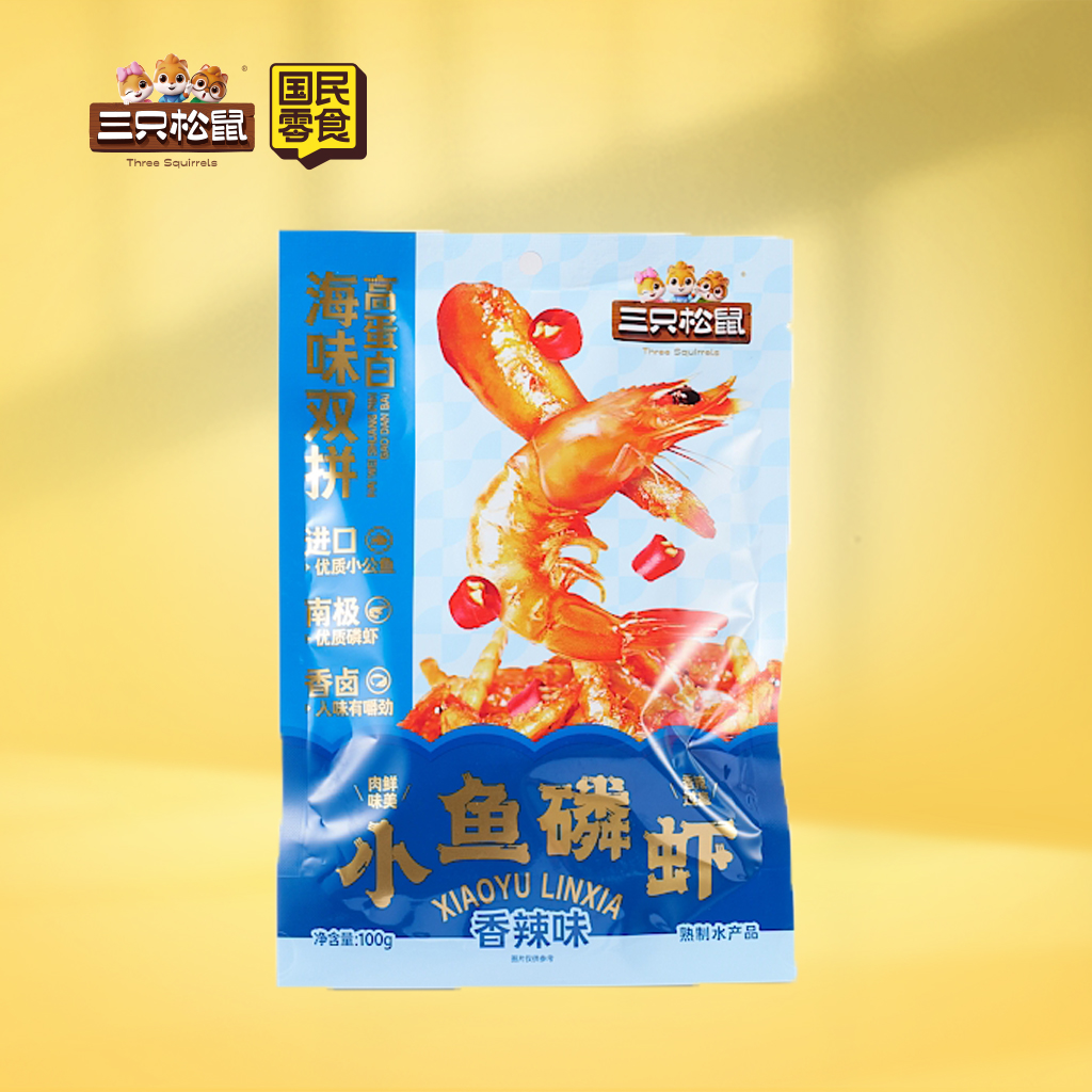 小鱼磷虾香辣味100g