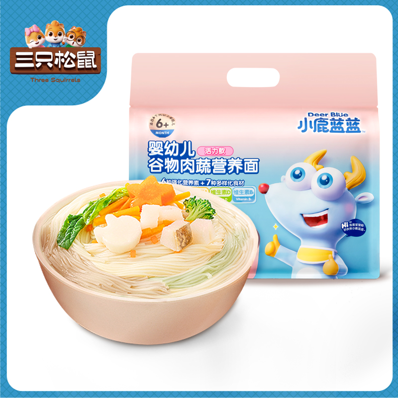 小鹿蓝蓝-谷物肉蔬面活力款450g