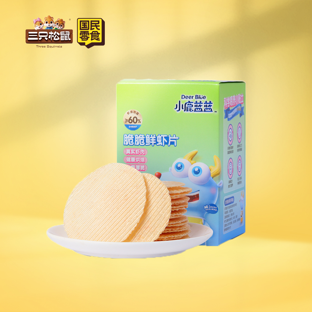 小鹿蓝蓝-脆脆鲜虾片38g