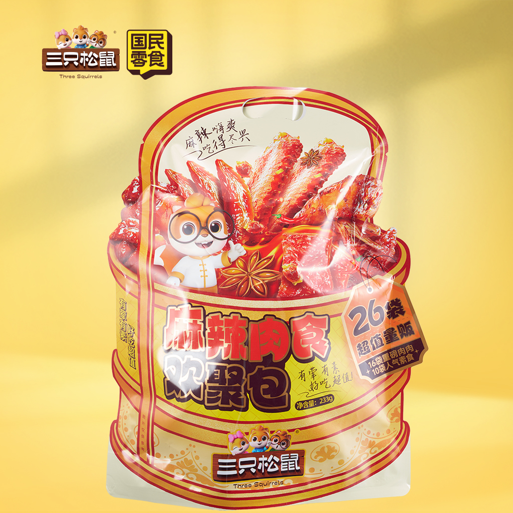 麻辣肉食欢聚包233g
