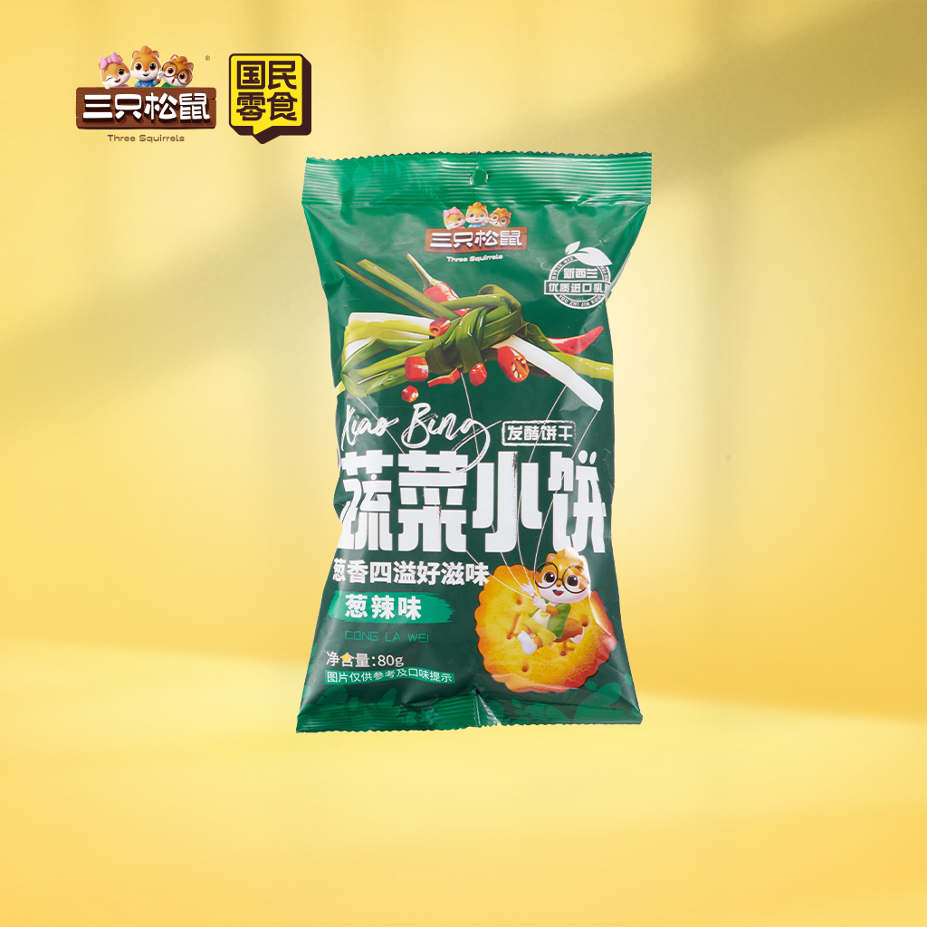 蔬菜小饼葱辣味80g