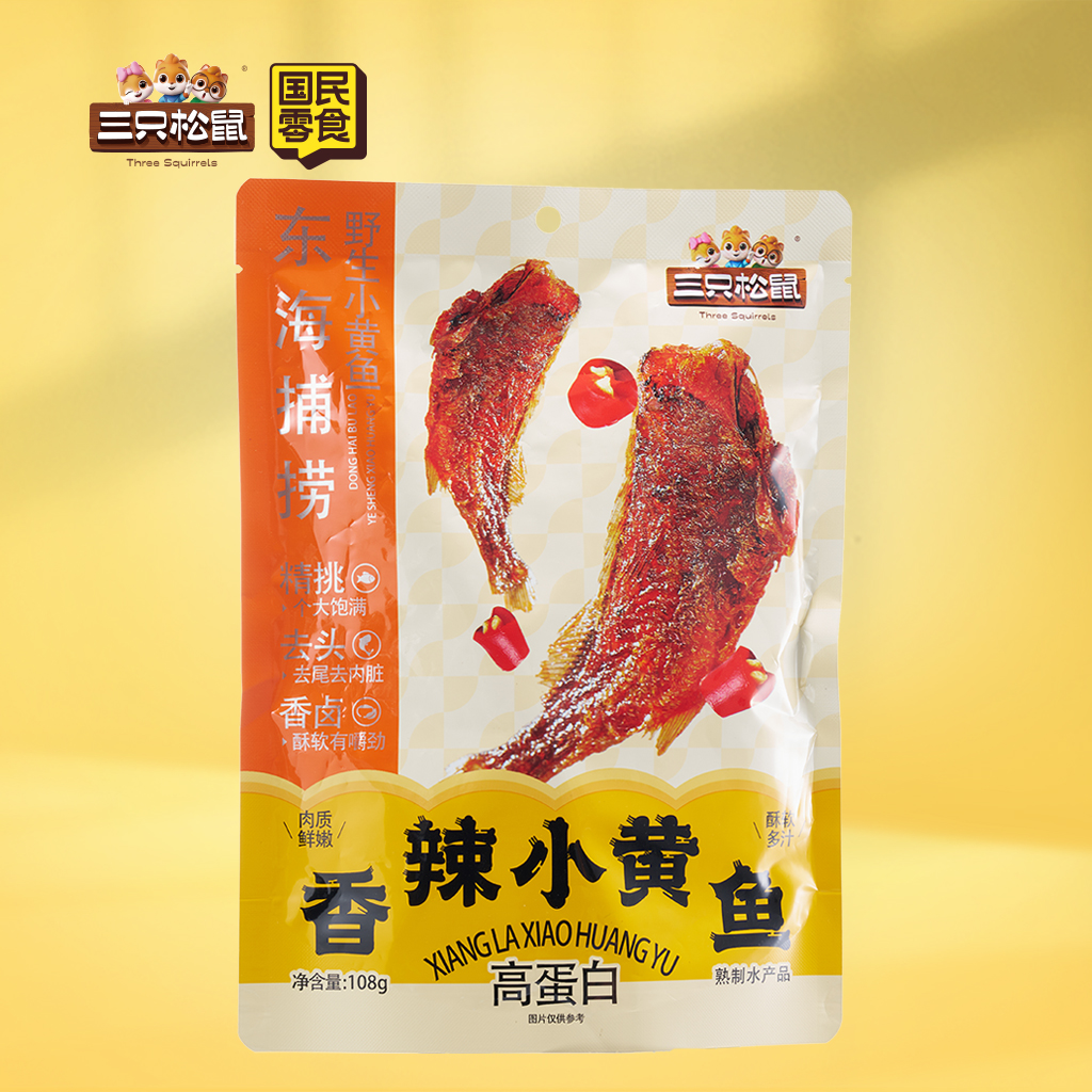 社区零食_小黄鱼/ 香辣味/108g
