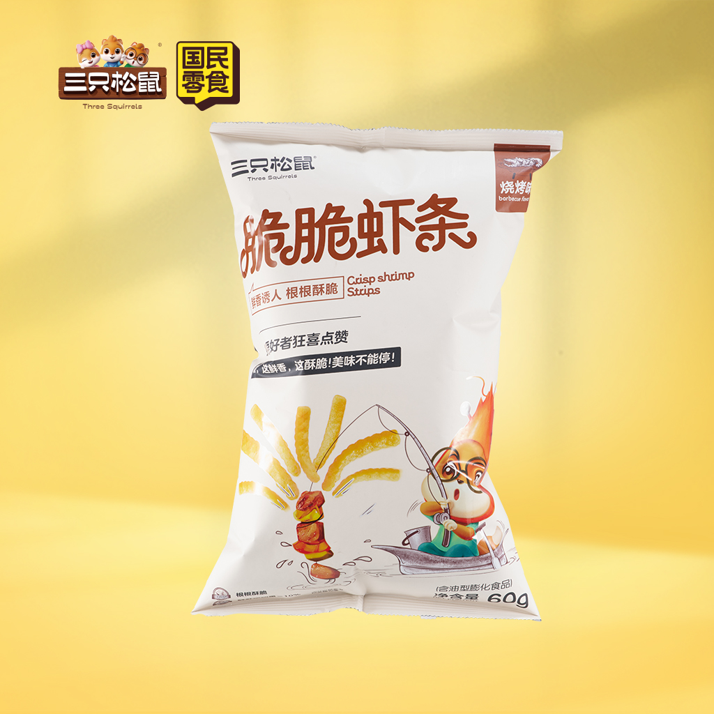 脆脆虾条烧烤味60g