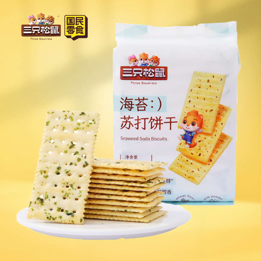 海苔苏打饼干250g
